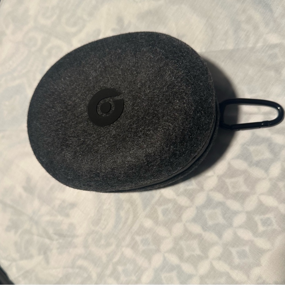 Beats by Dr. Dre solo pro fabric zipper protective Gray Carrying Case